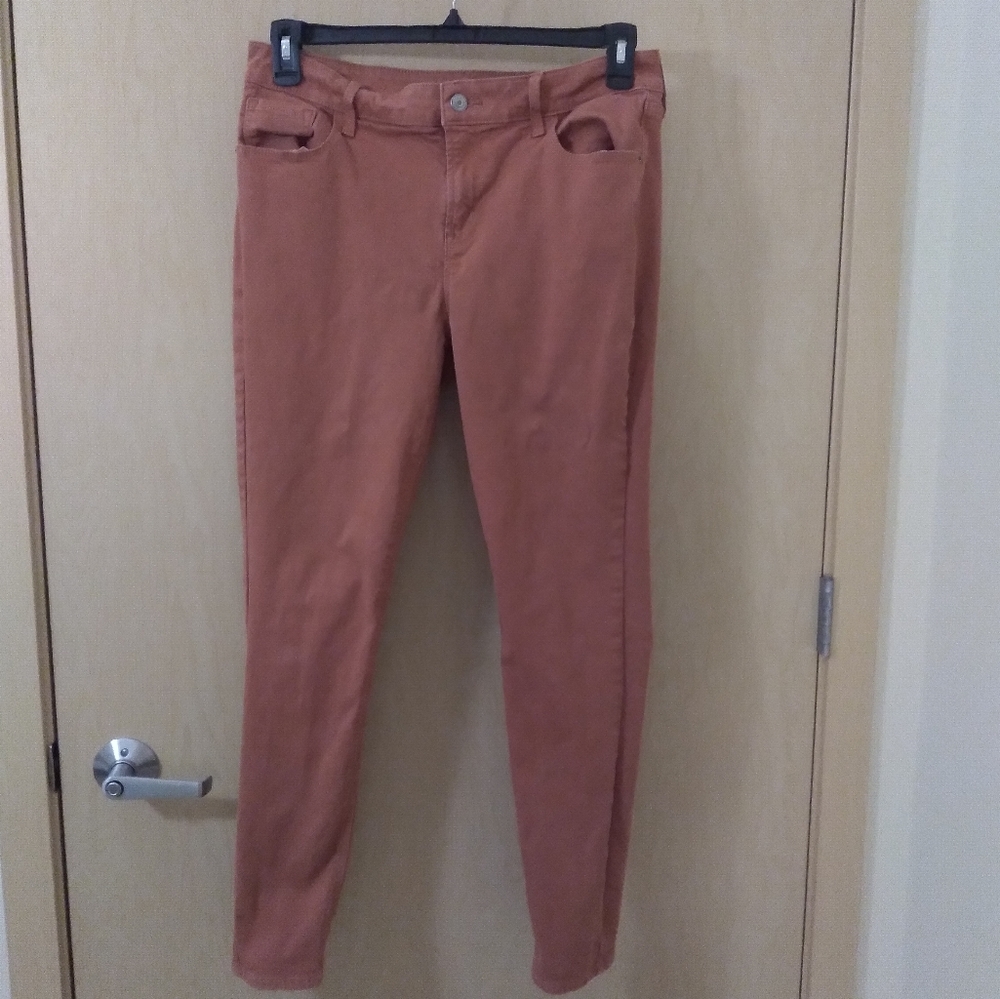 Old Navy Orange Rockstar Skinny Jeans (14)